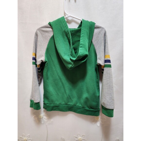 PAW PATROL BOYS 3T GREEN SWEATSHIRT CHASE HOODIE COLLEGIATE LETTER VARSITY TOON - Picture 10 of 12